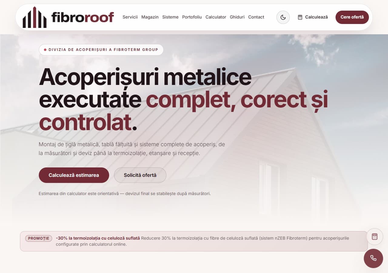 FibroRoof.ro — Constructii
